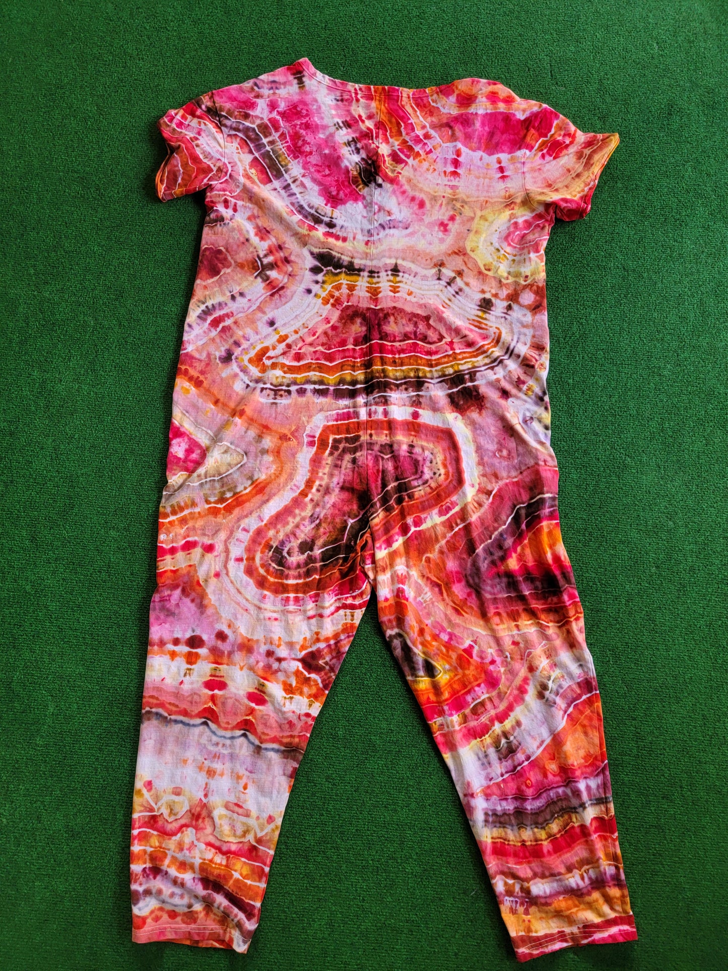 Oversize Women's One Piece Button Up Jumpsuit with pockets(Size 2XL)