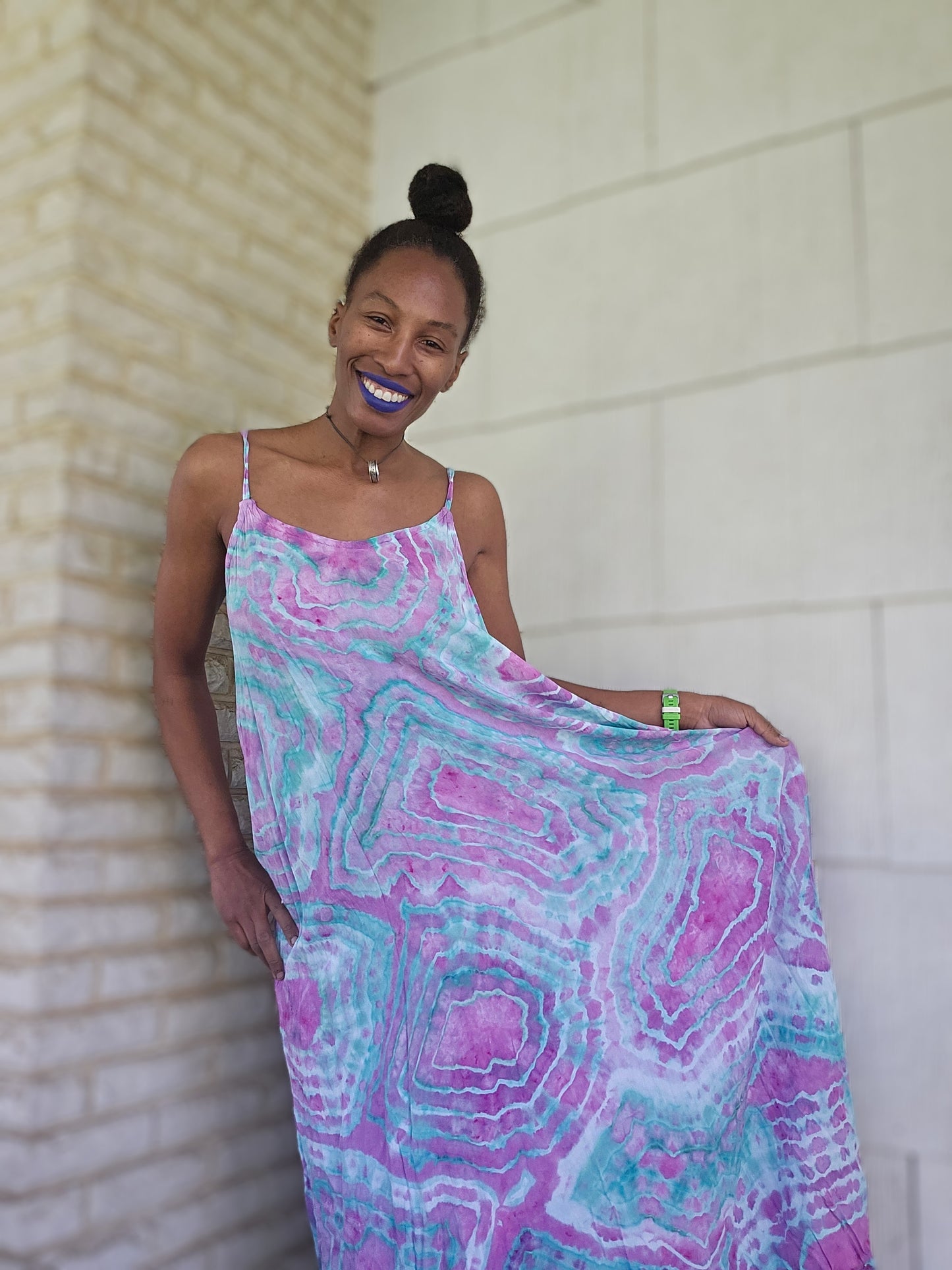 Extra Large Rayon Maxi Dress
