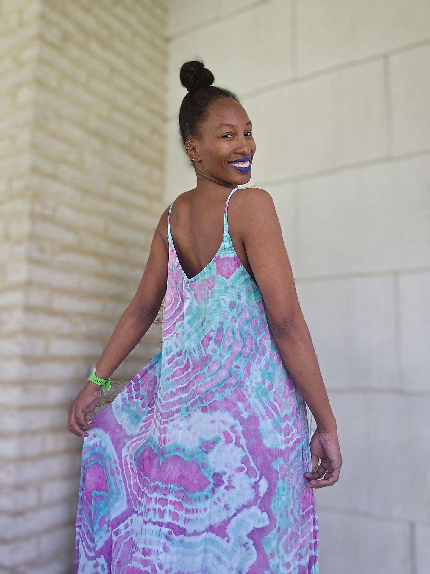Extra Large Rayon Maxi Dress