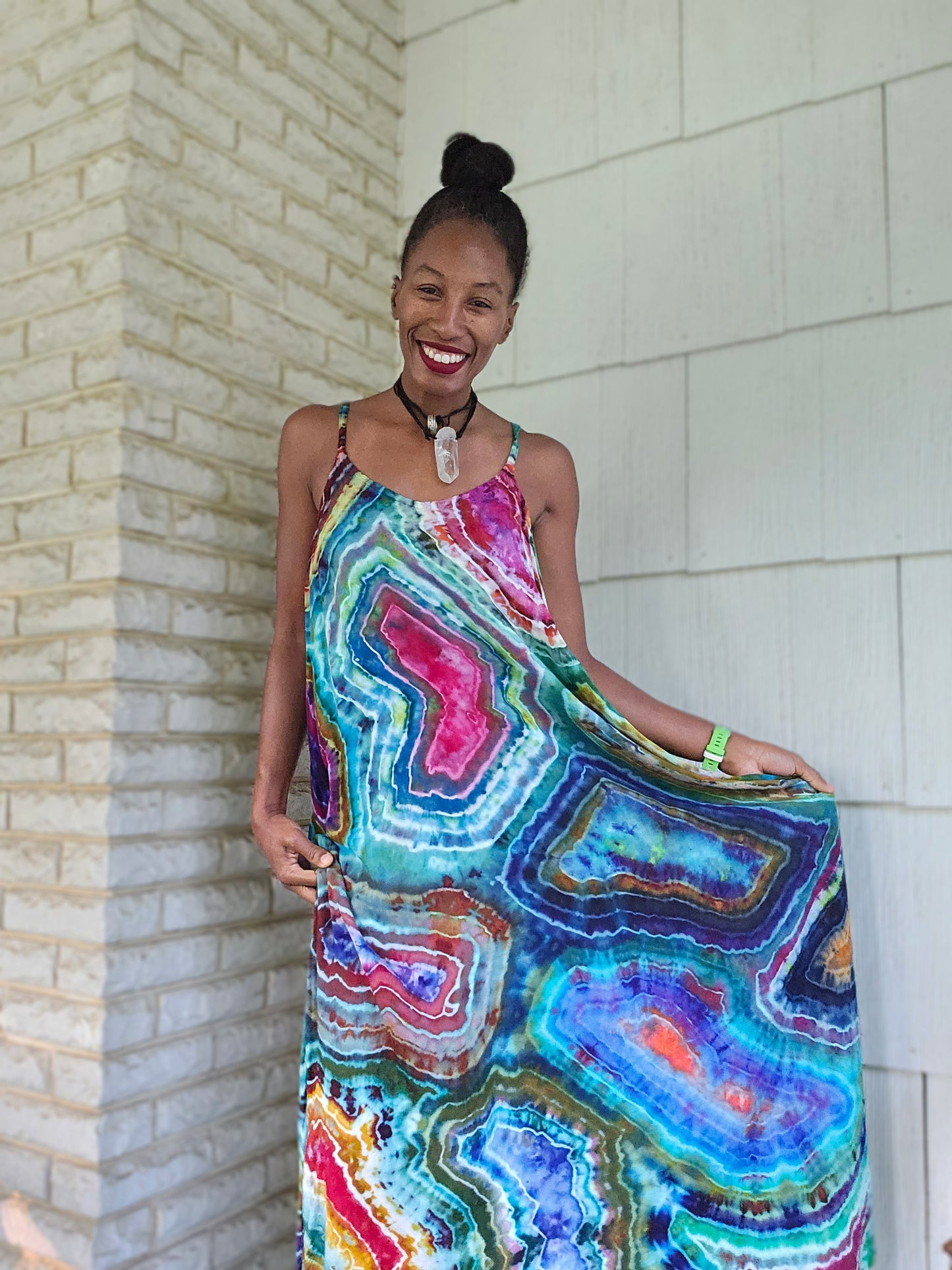 Large Rayon Maxi Dress