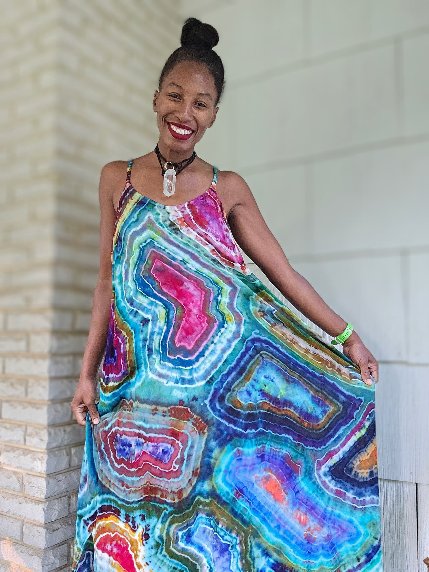 Large Rayon Maxi Dress