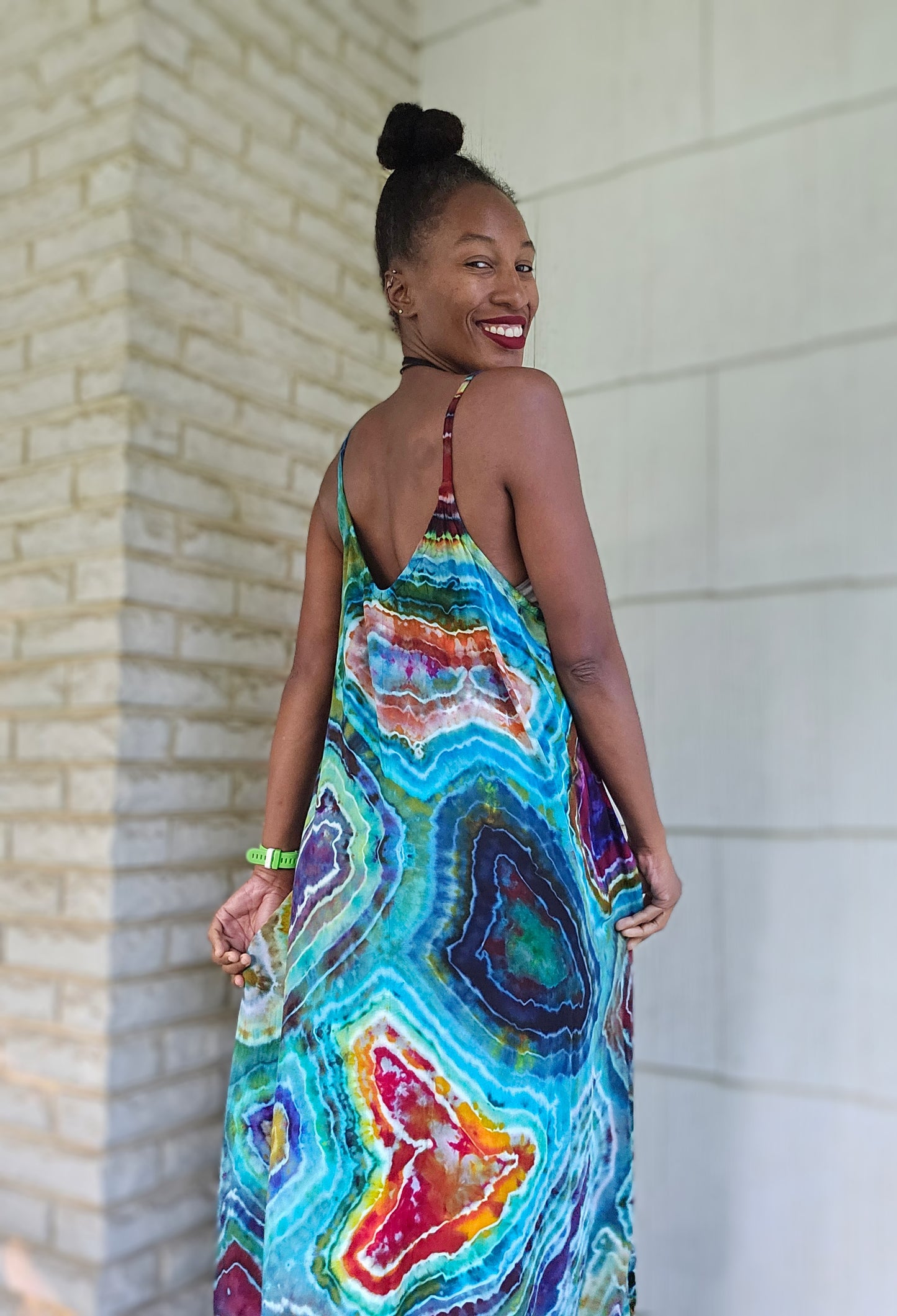 Large Rayon Maxi Dress