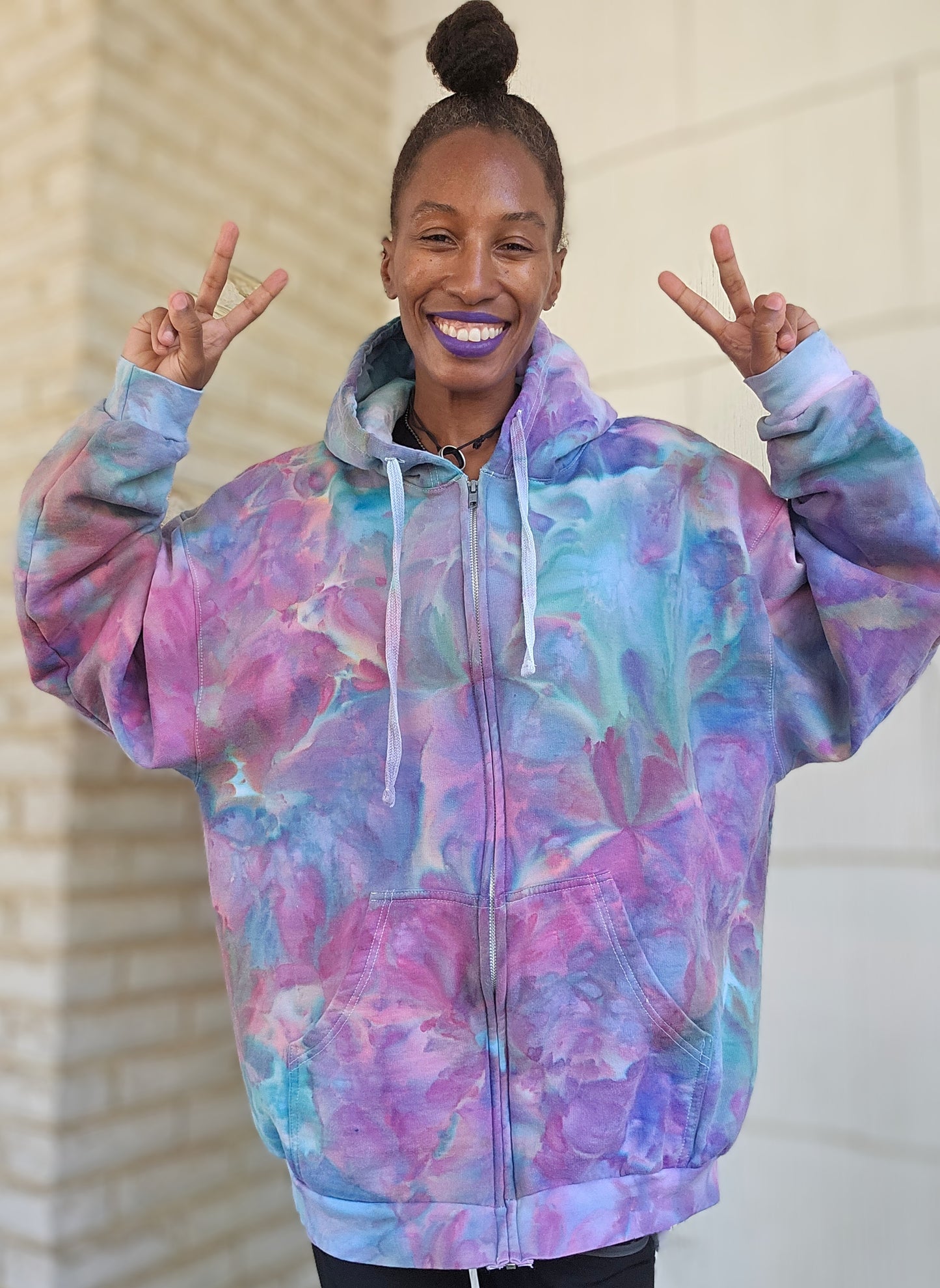 2XL Unisex Zip Hoodie