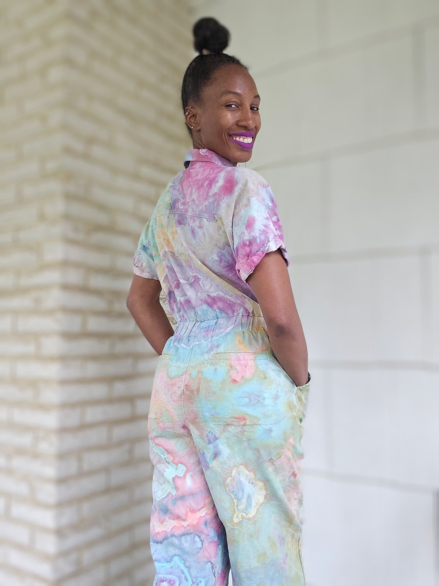Size 8 Linen Boiler Jumpsuit