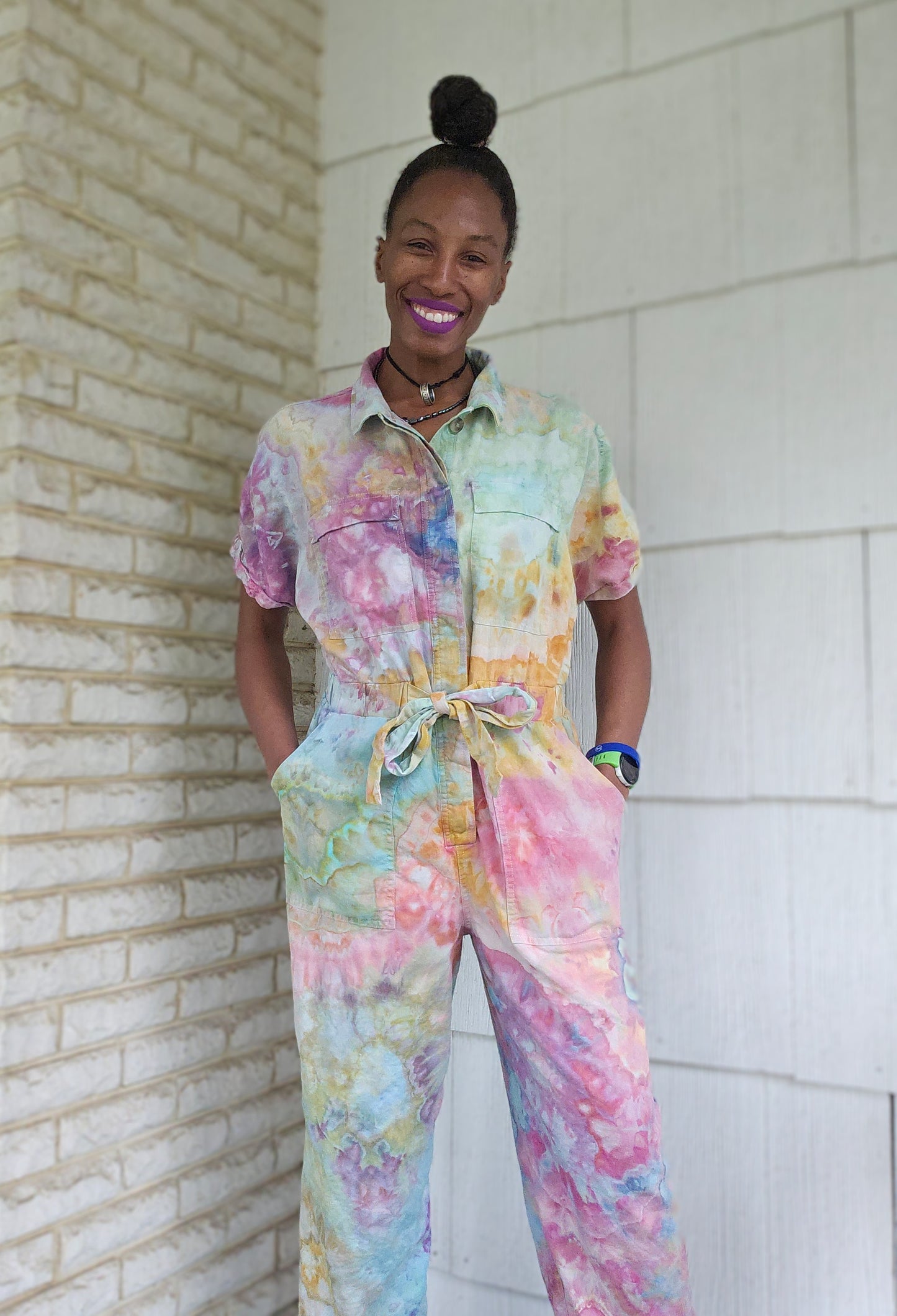 Size 8 Linen Boiler Jumpsuit