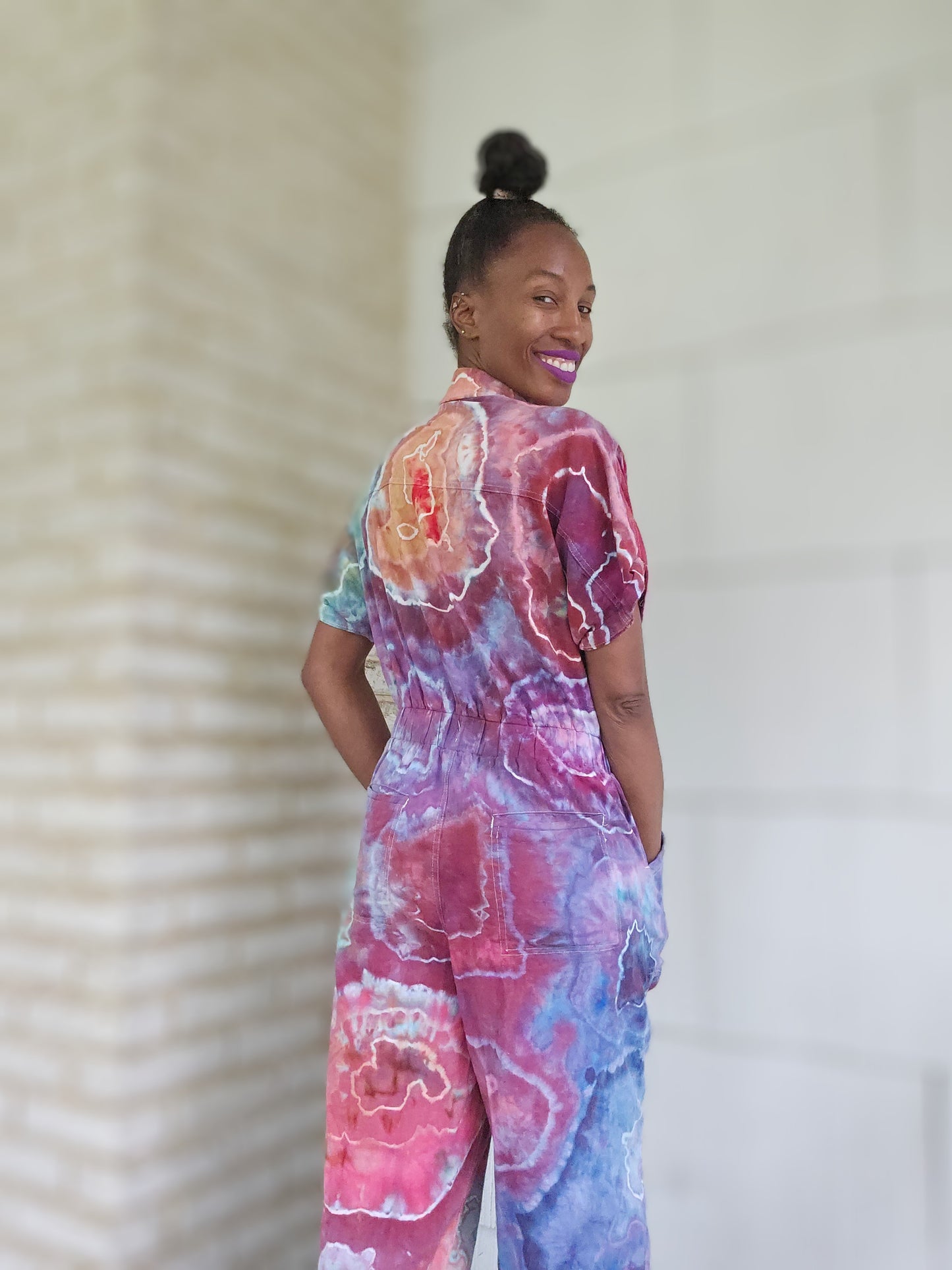 Size 12 Linen Boiler Jumpsuit
