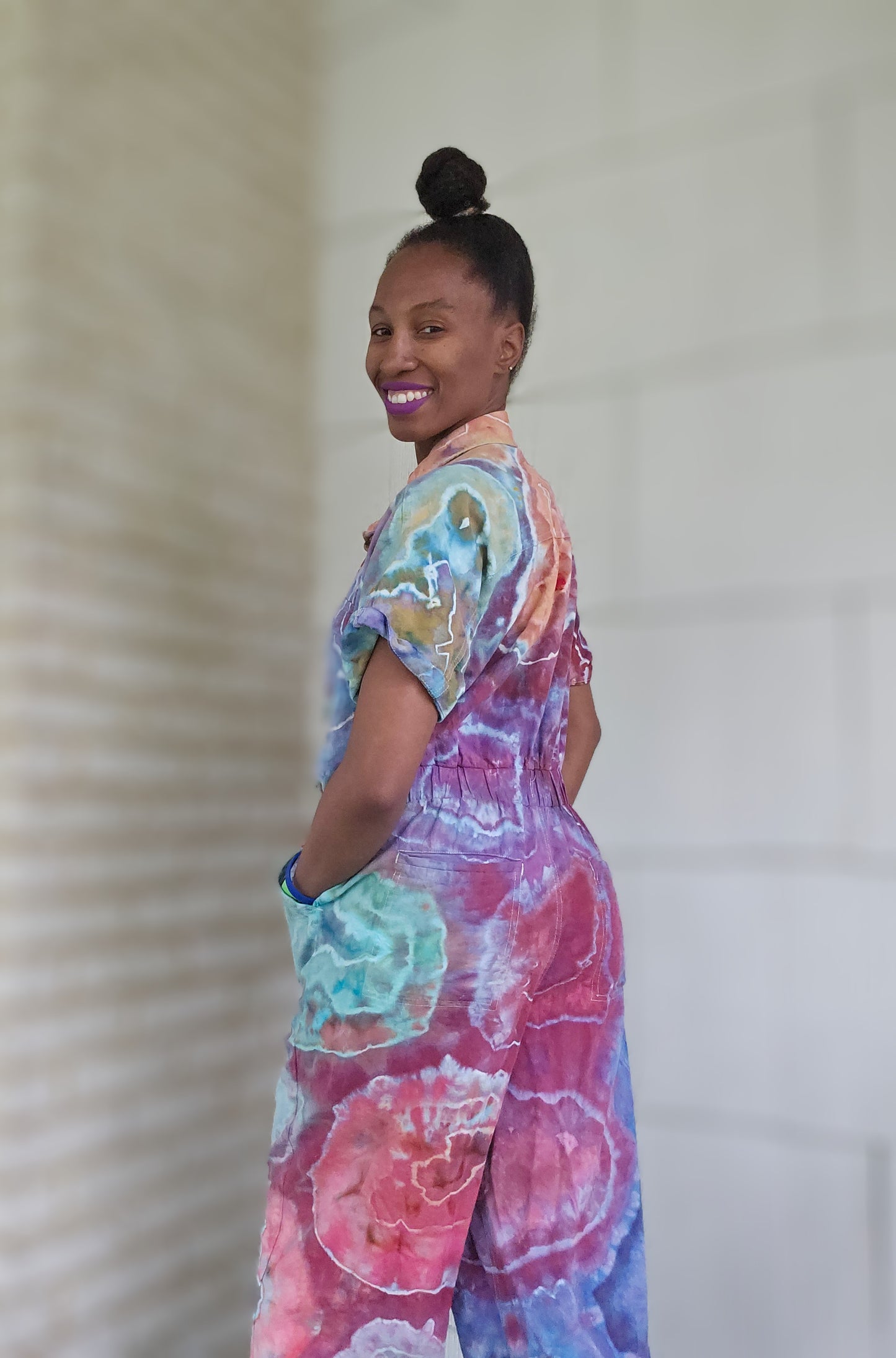 Size 12 Linen Boiler Jumpsuit