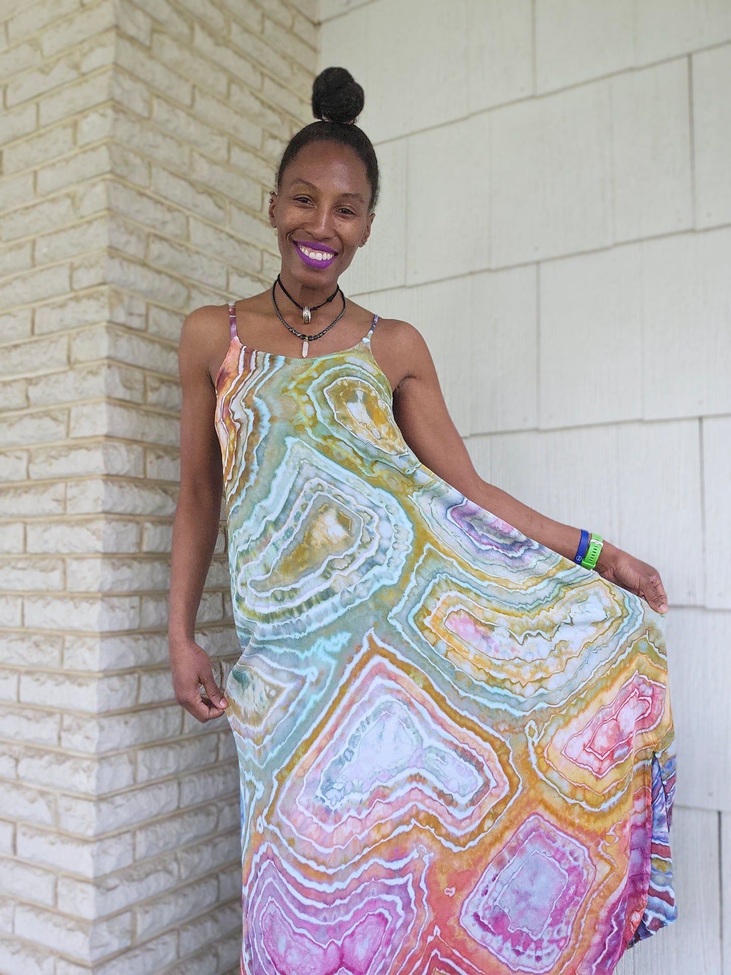 Small Rayon Maxi Dress