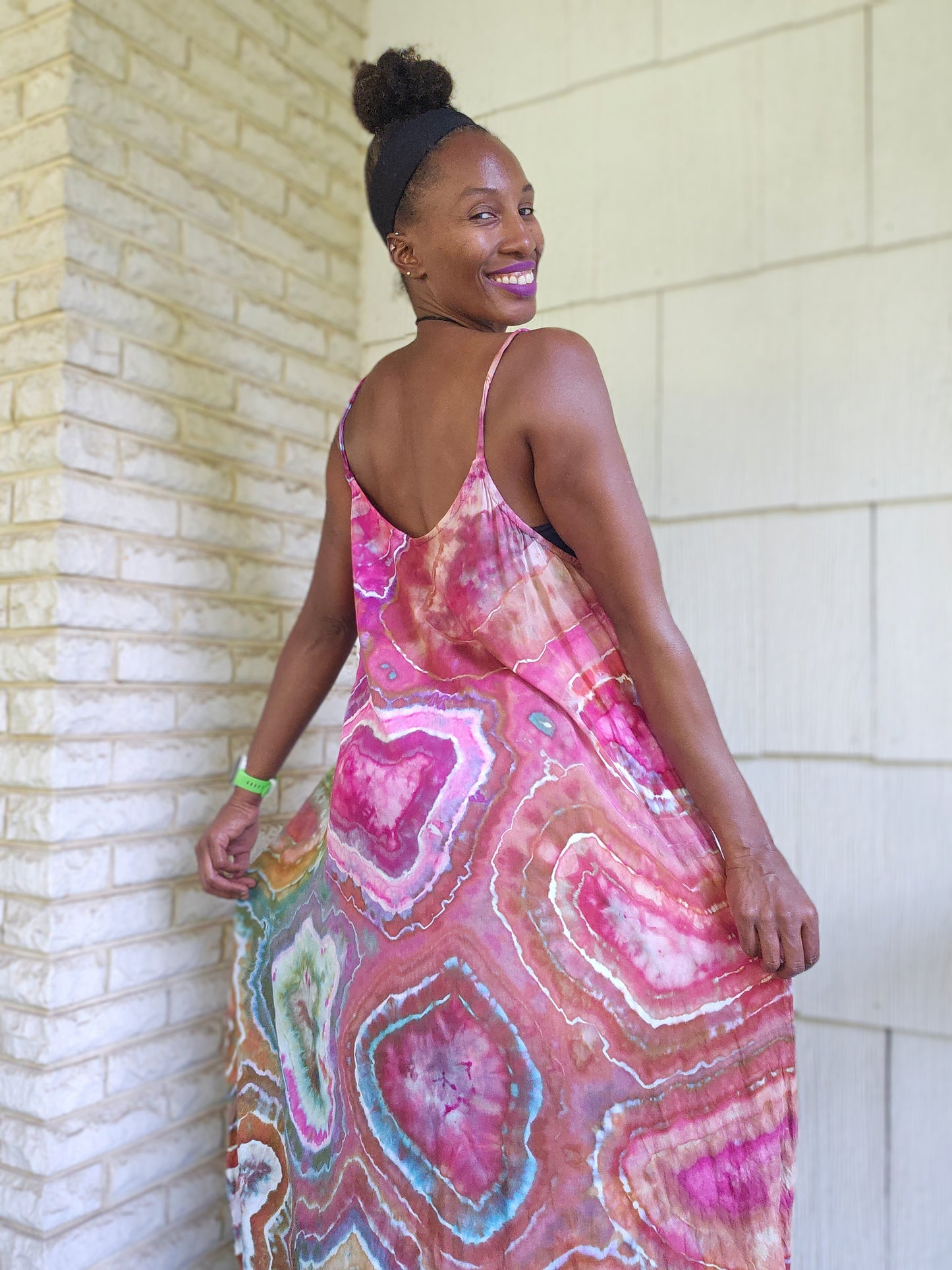 Extra Large Rayon Maxi Dress