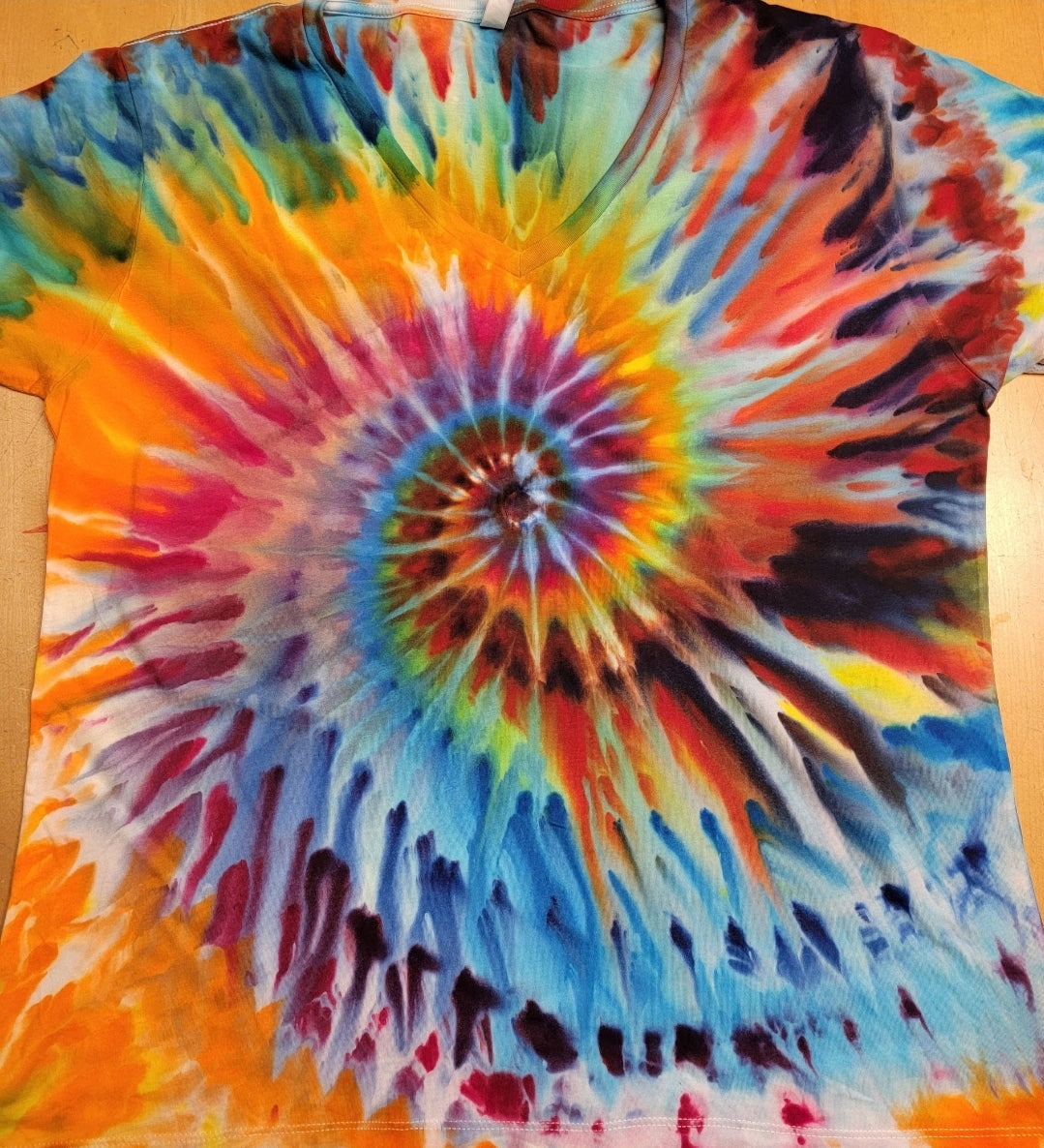 Ladies 3XL V-Neck Shirt (RUNS SMALL)