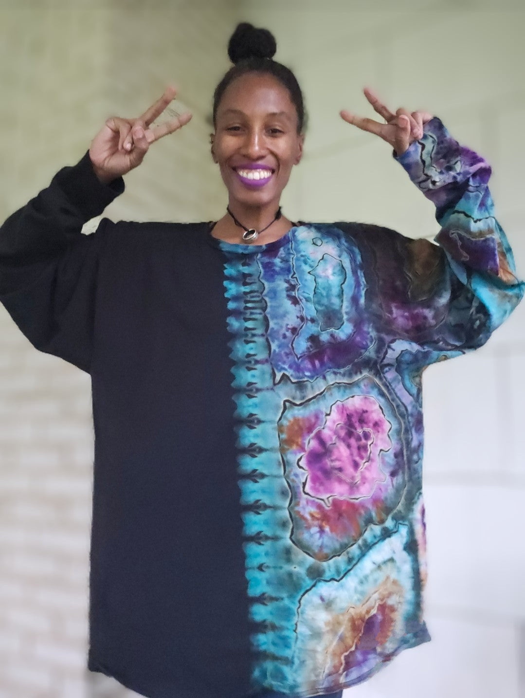 2XL UNISEX "SPLIT PERSONALITY" LONG SLEEVE (FITS A 3XL)