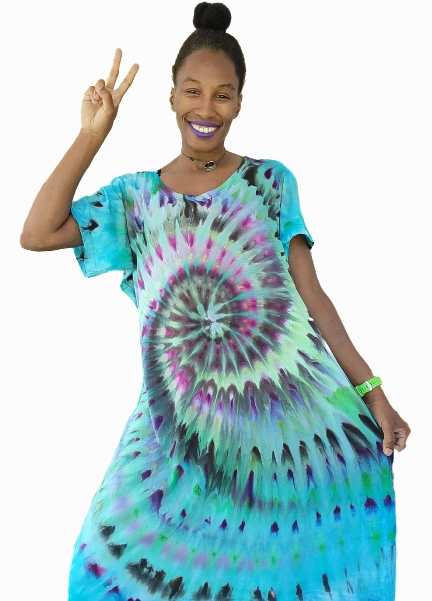 2XL/3XL V-NECK DRESS (RUNS SMALL)
