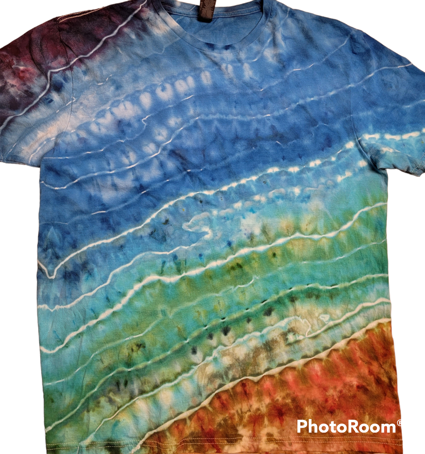 Large Beach scene Unisex Shirt