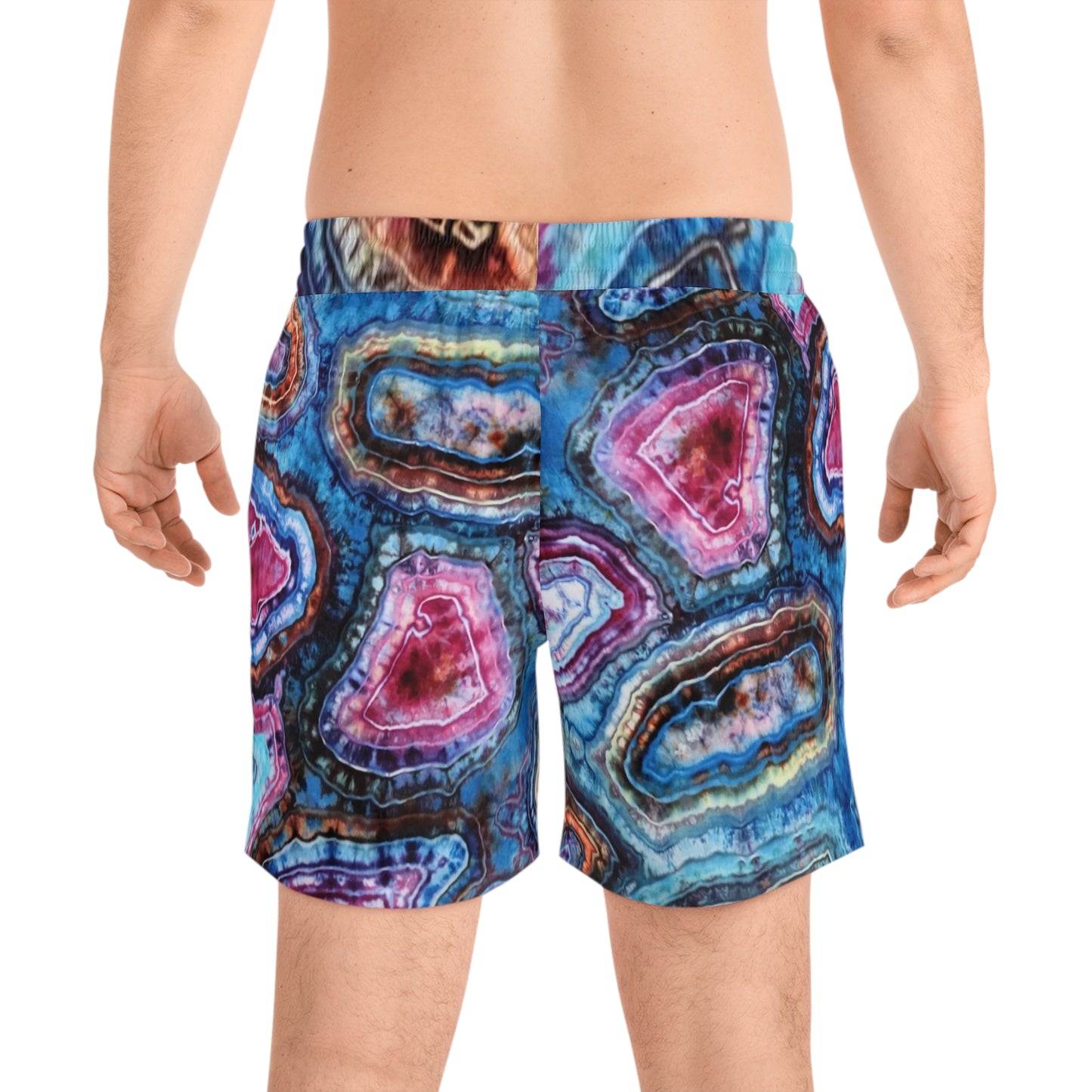 Men's Mid-Length Swim Shorts  (SUBLIMATION PRINTING)