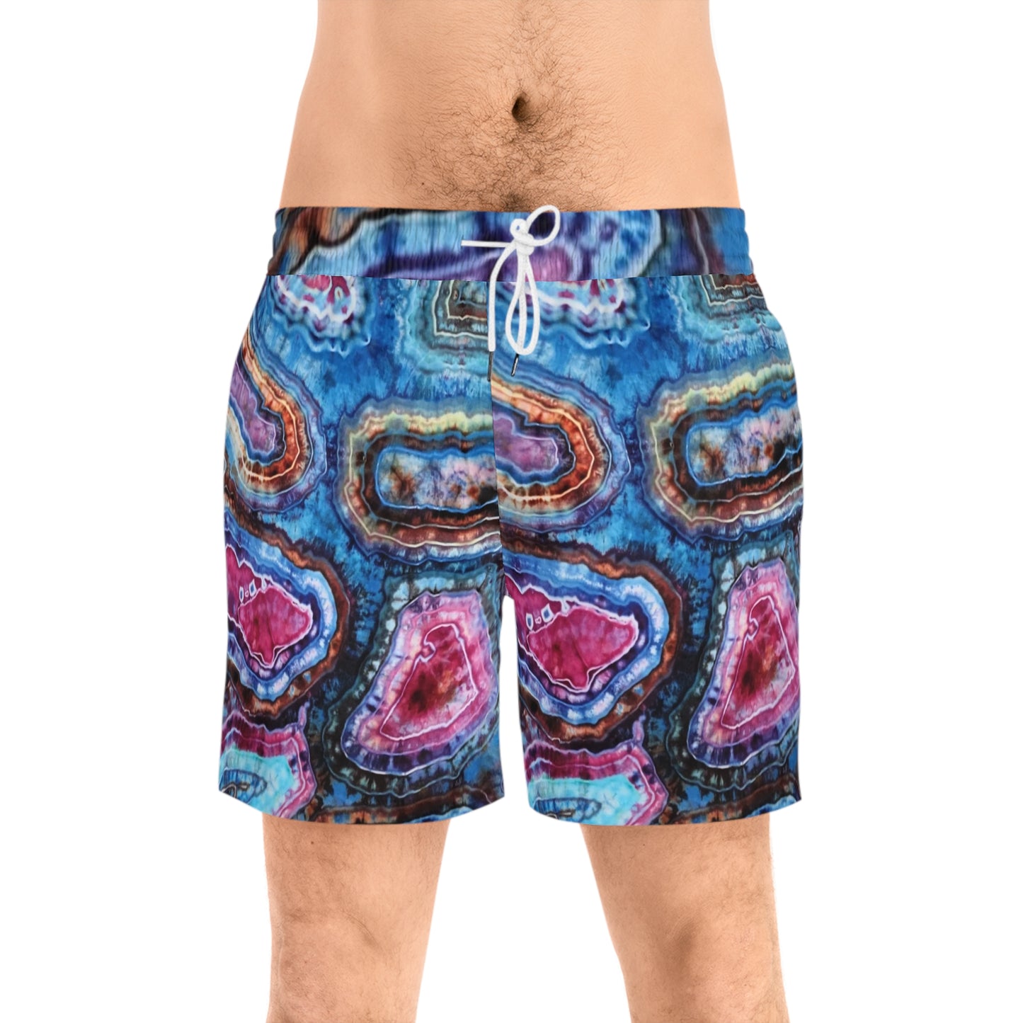 Men's Mid-Length Swim Shorts  (SUBLIMATION PRINTING)