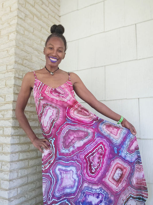 Extra Large Rayon Maxi Dress