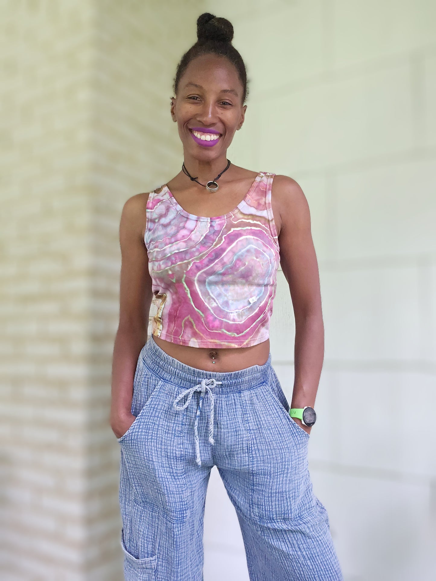 Large Cotton Crop top