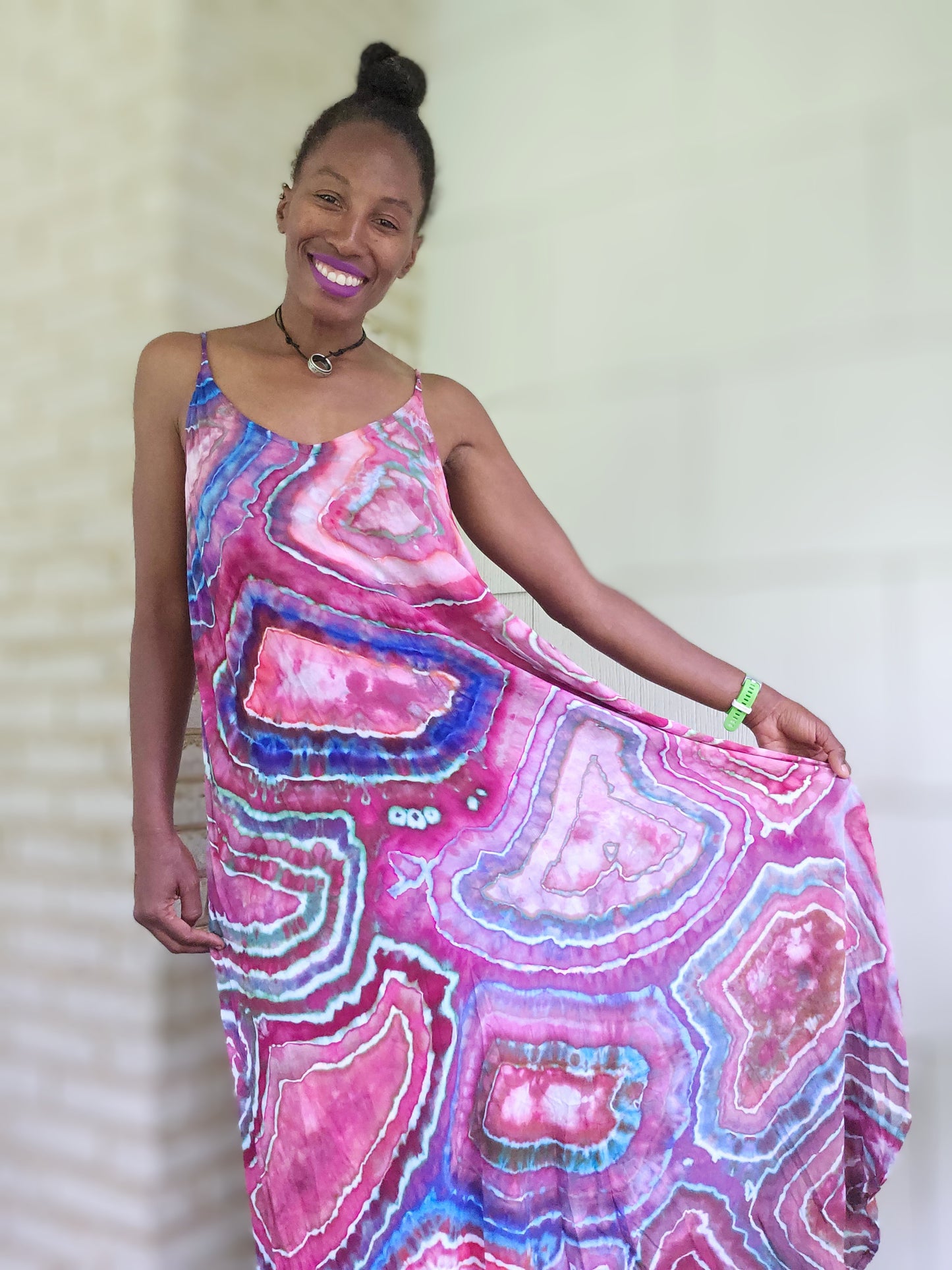 Extra Large Rayon Maxi Dress
