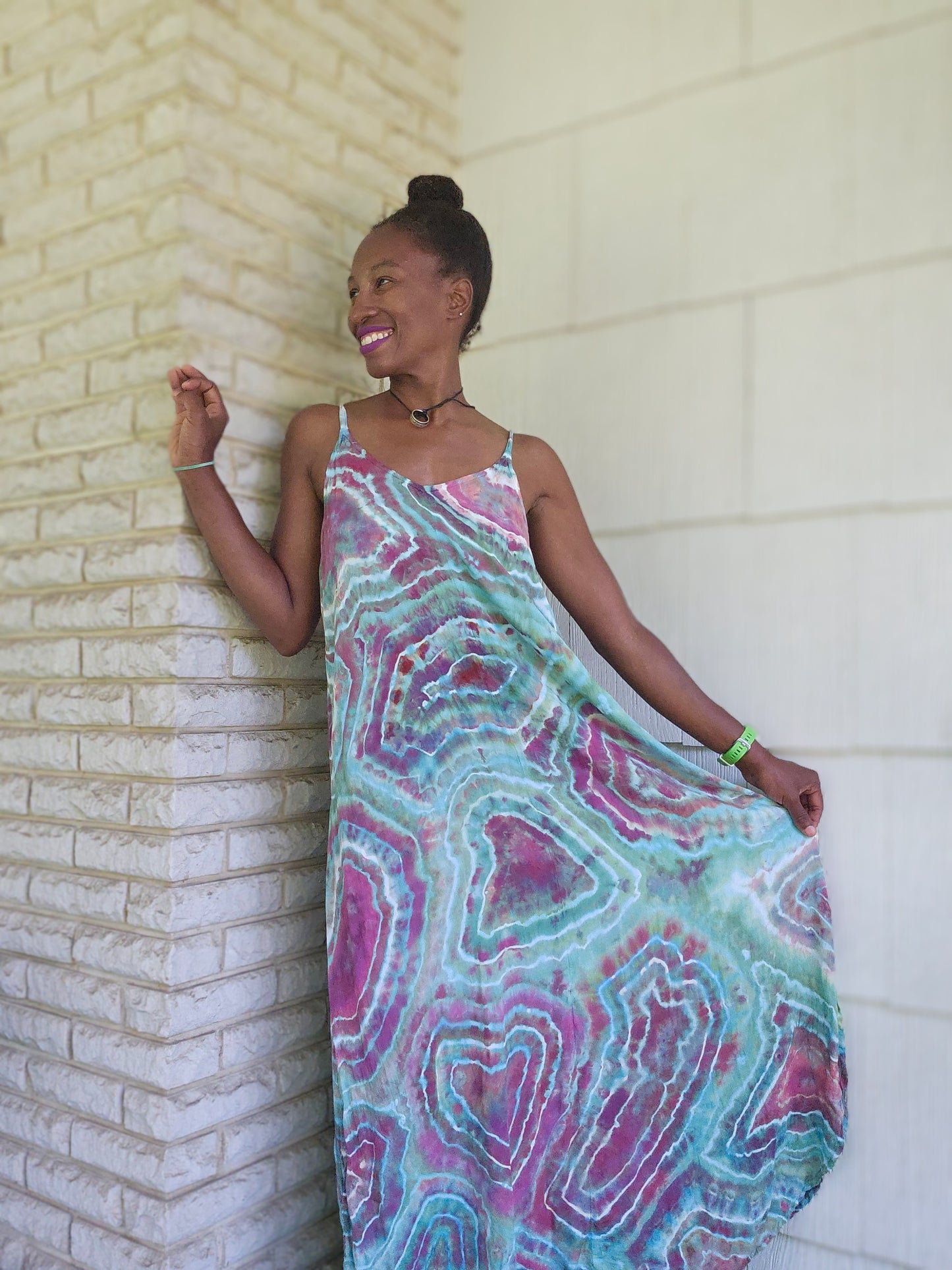 Large Rayon Maxi Dress