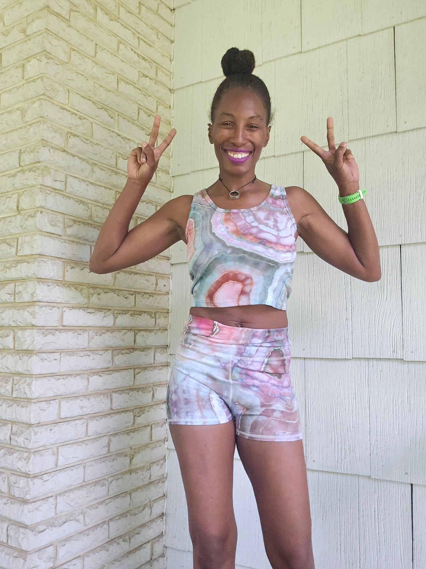 Small Cotton Crop Top/Short set