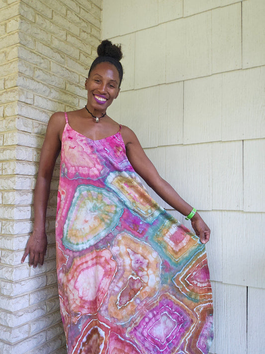 Extra Large Rayon Maxi Dress