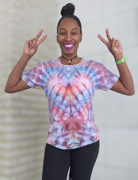 Small Unisex Double Heart Shirt