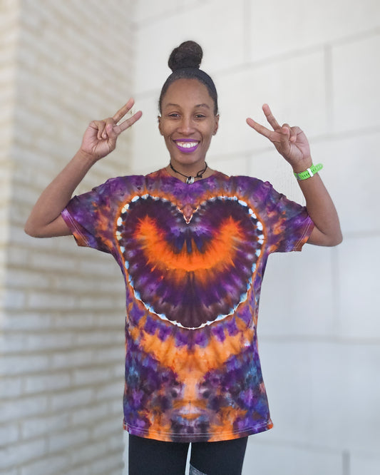 Large Double Heart Unisex Shirt