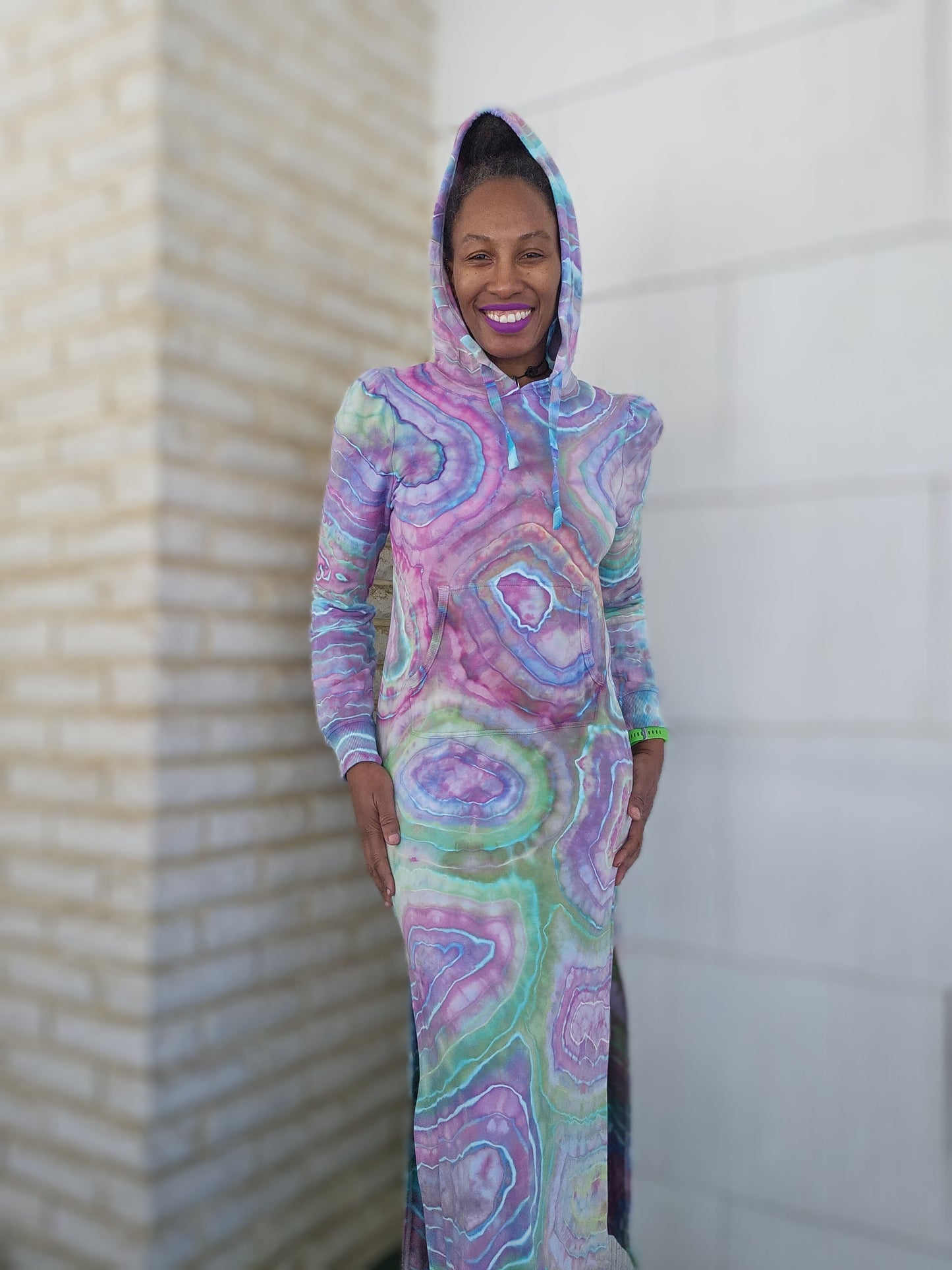 Womens Long Sleeve Hoodie Sweater Dress Small (SEE DESCRIPTION)