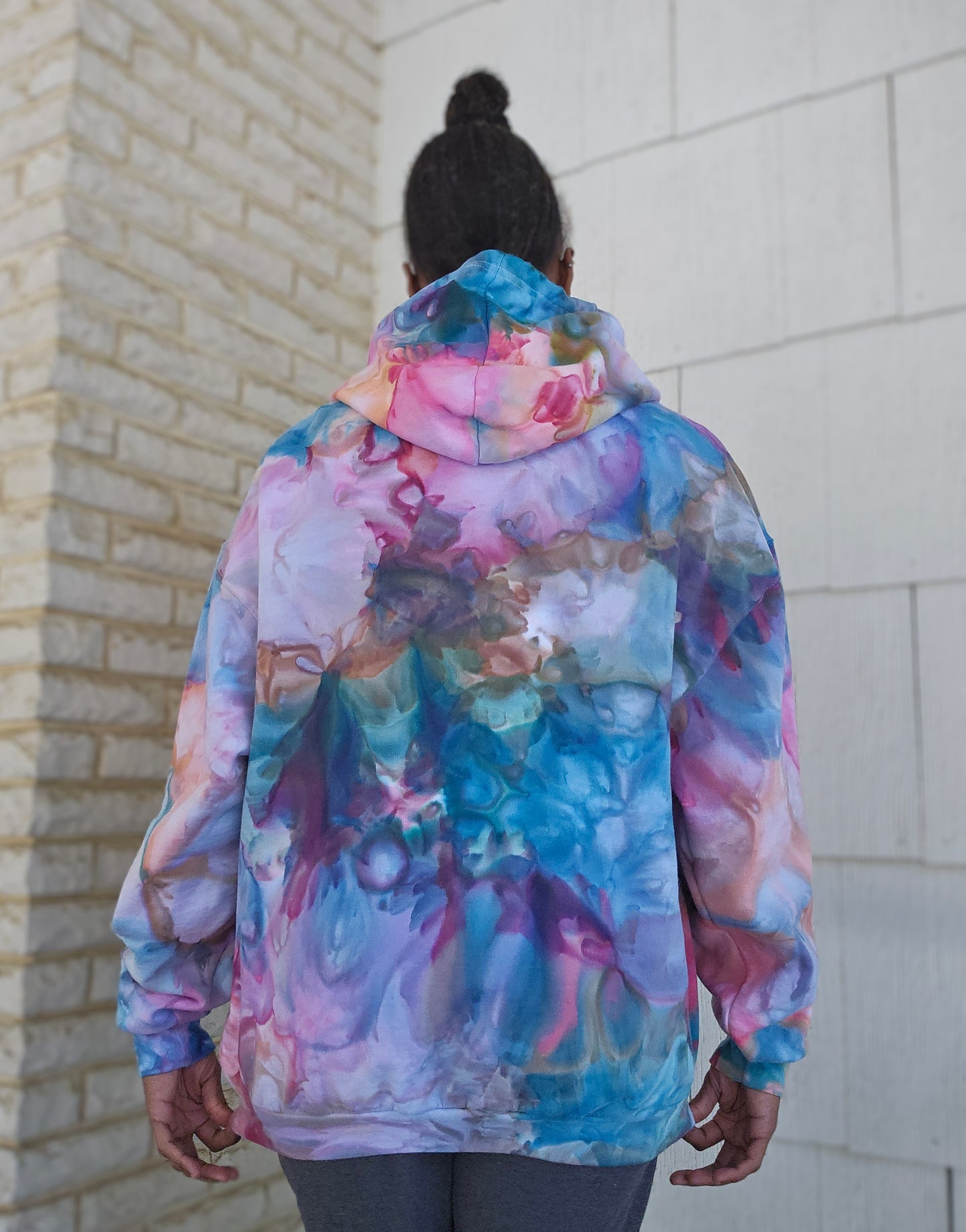 Extra Large Unisex Zipper Hoodie (SEE DESCRIPTION BELOW FOR MEASUREMENTS)