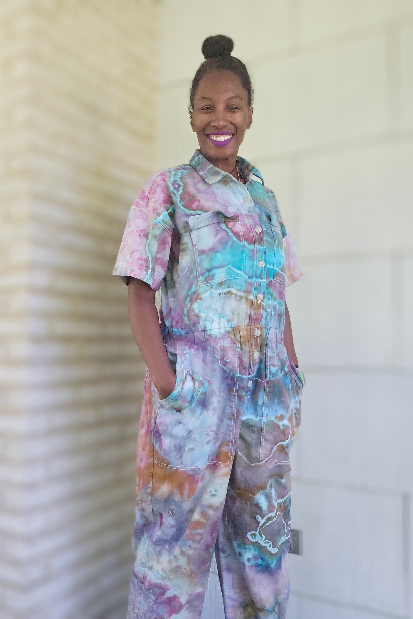 Women's Size 14 Cotton Boiler Jumpsuit