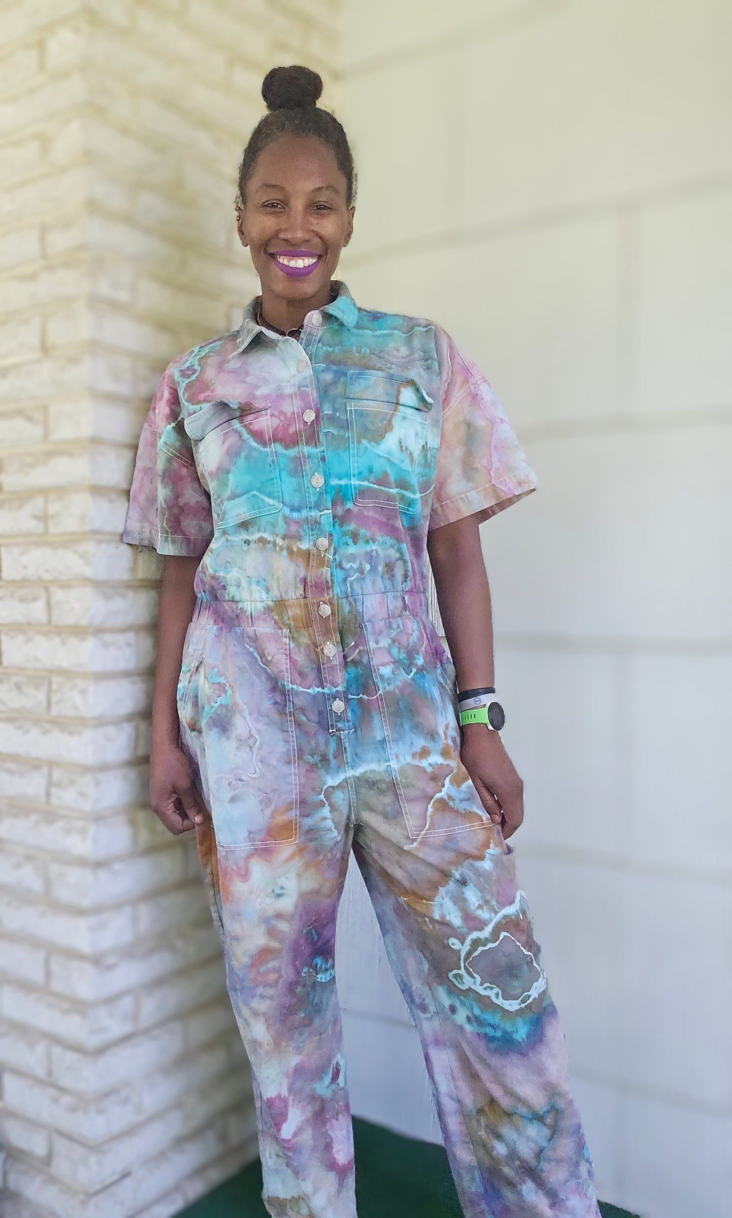 Women's Size 14 Cotton Boiler Jumpsuit
