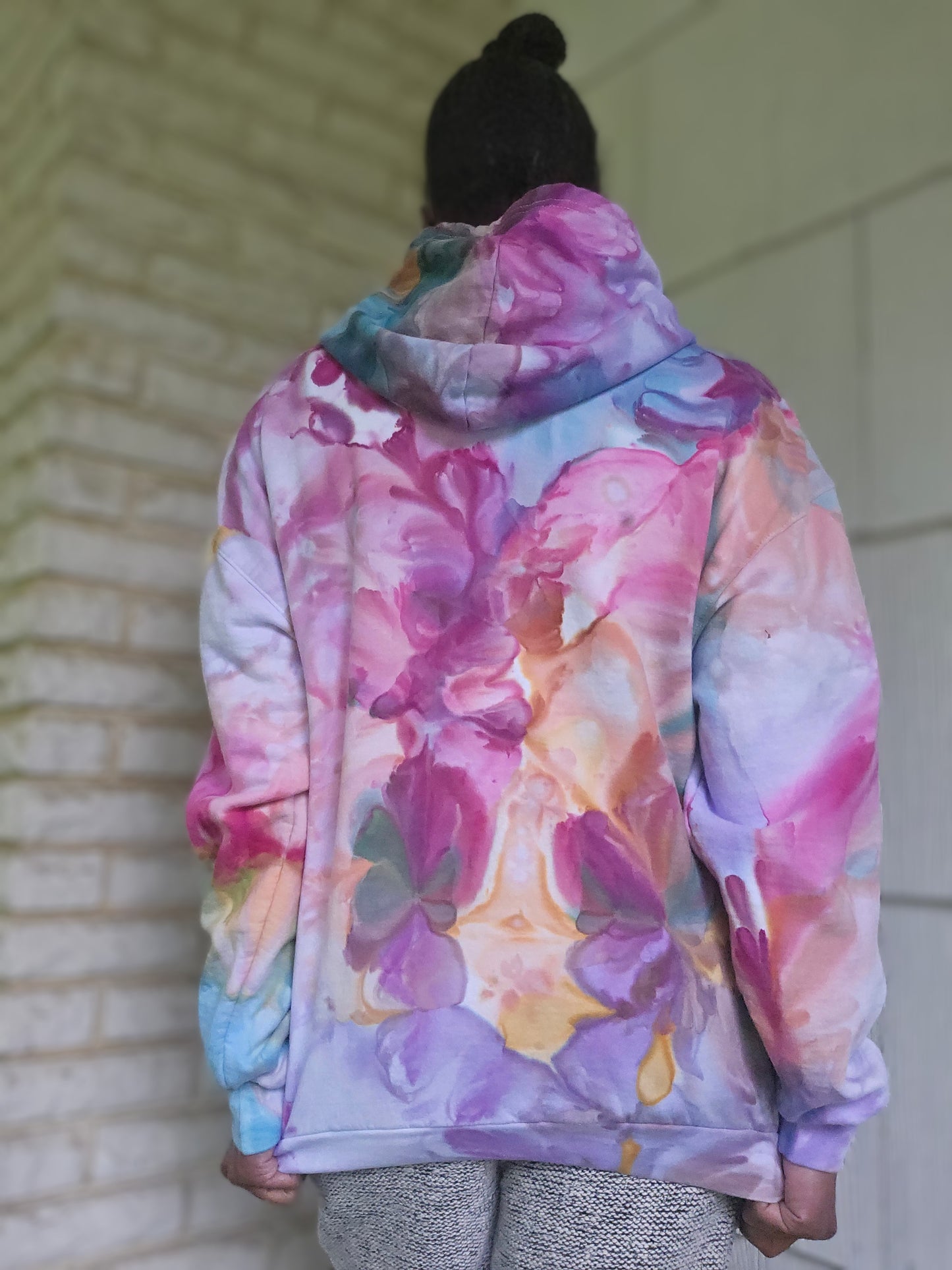 Extra Large Unisex Zipper Hoodie (SEE DESCRIPTION BELOW FOR MEASUREMENTS)