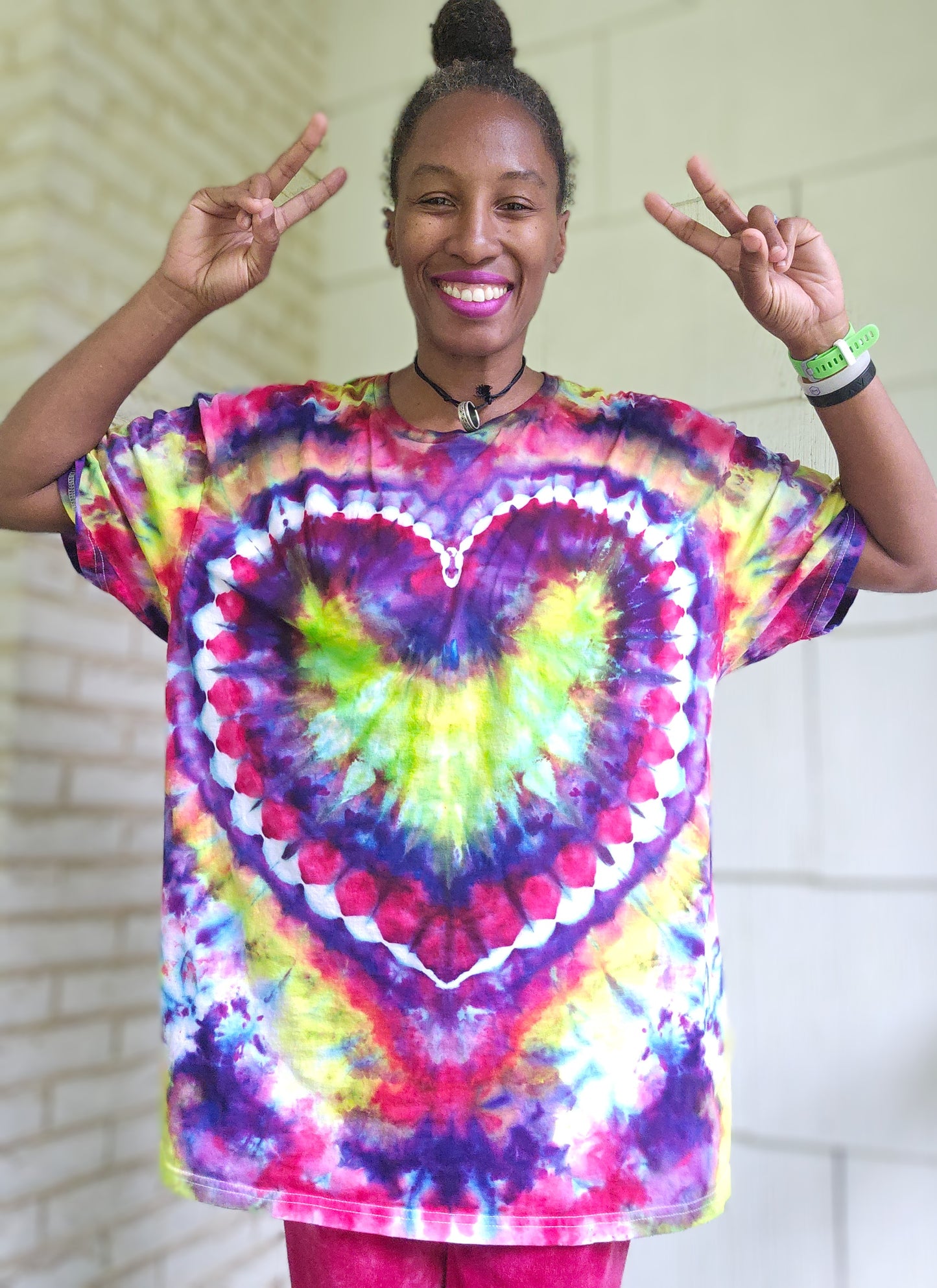 2XL Unisex  Double Heart Shirt