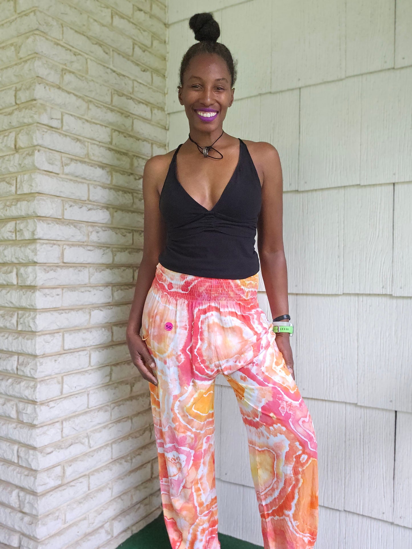 Large Rayon Harem Pants