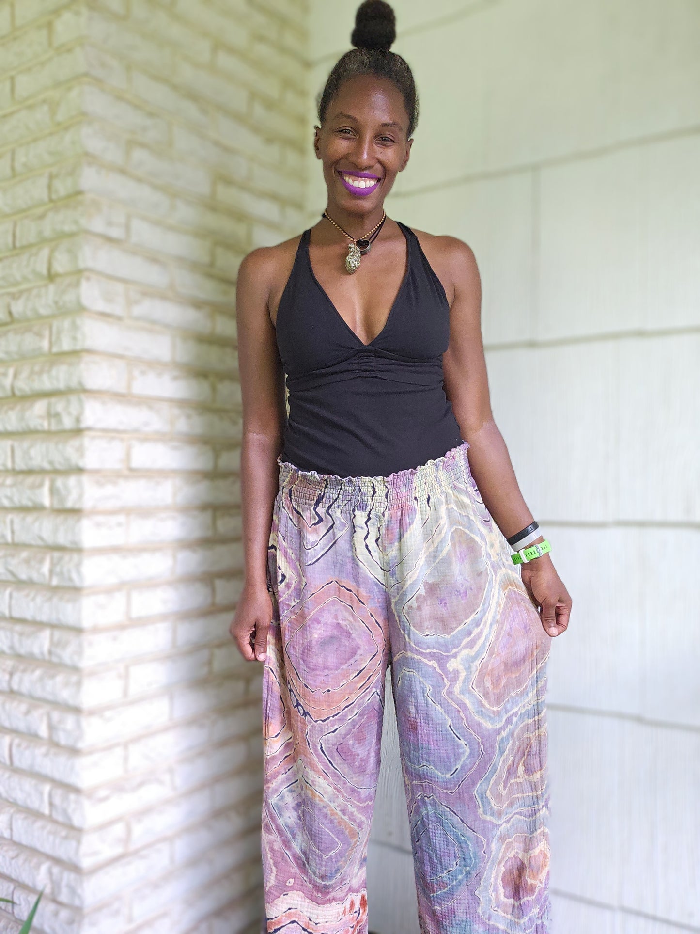 Extra Large Smocked Gauze Pants(SEE DESCRIPTION BELOW)