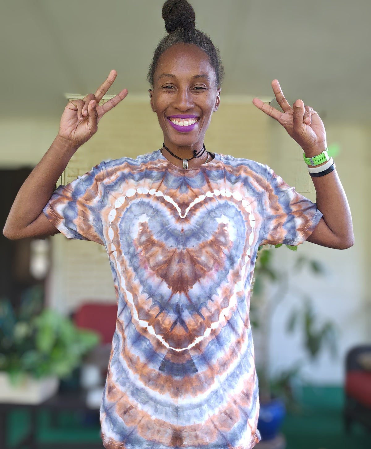 Medium Unisex Double Heart Shirt
