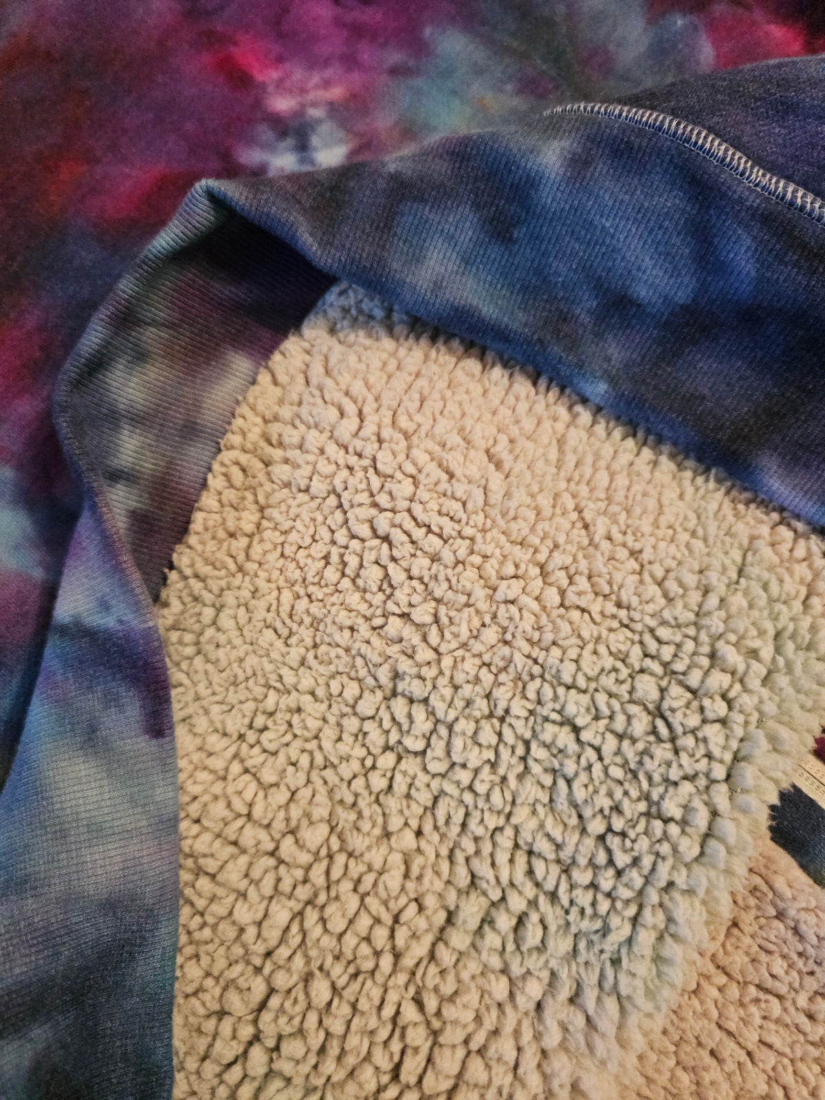 Large Unisex Zipper Sherpa Lined Hoodie (SEE DESCRIPTION BELOW)