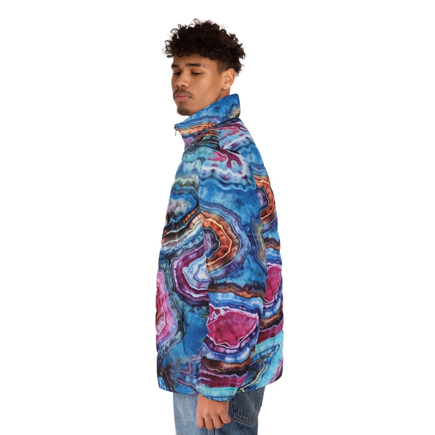 Men's Puffer Jacket (SUBLIMATION PRINTING)