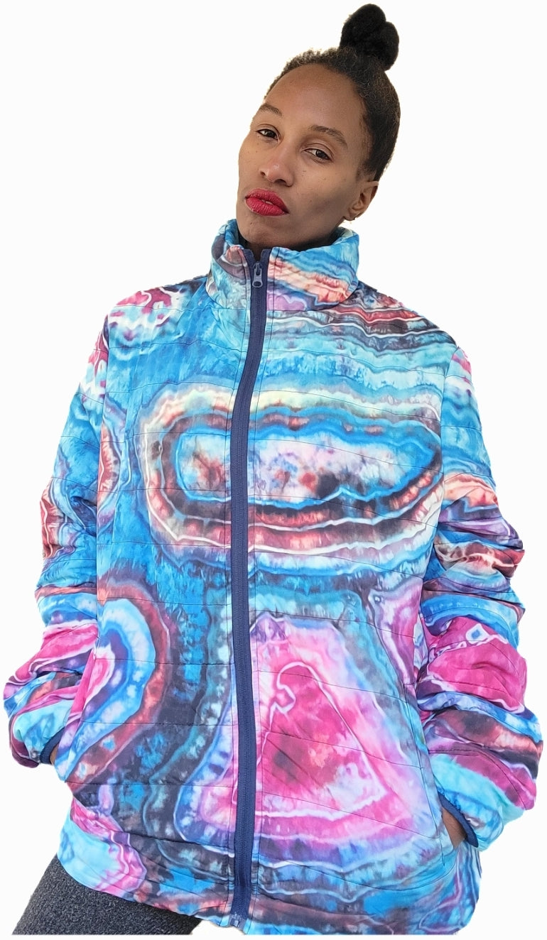 Men's Puffer Jacket (SUBLIMATION PRINTING)