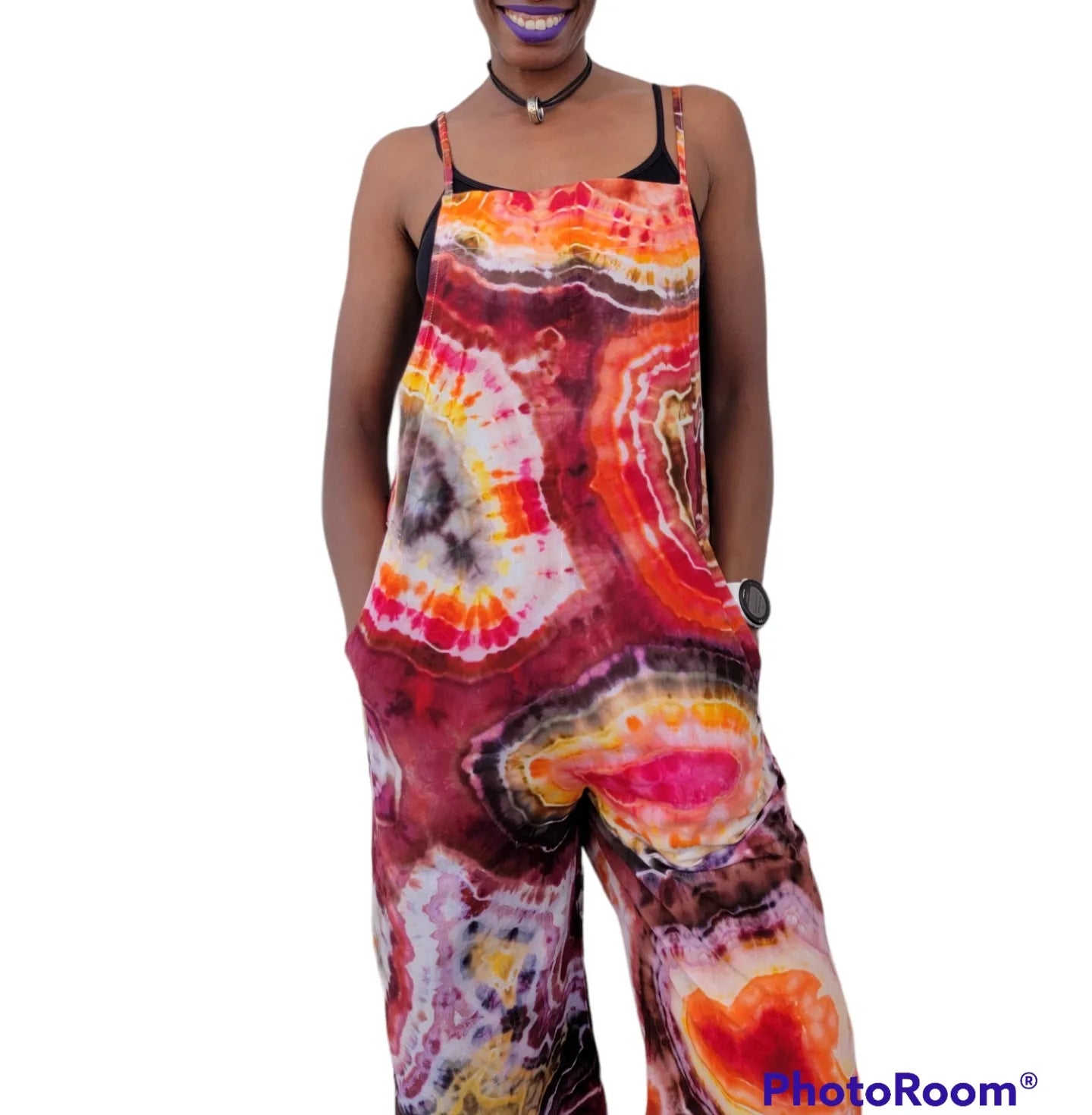 Small Cotton Overalls with Pockets