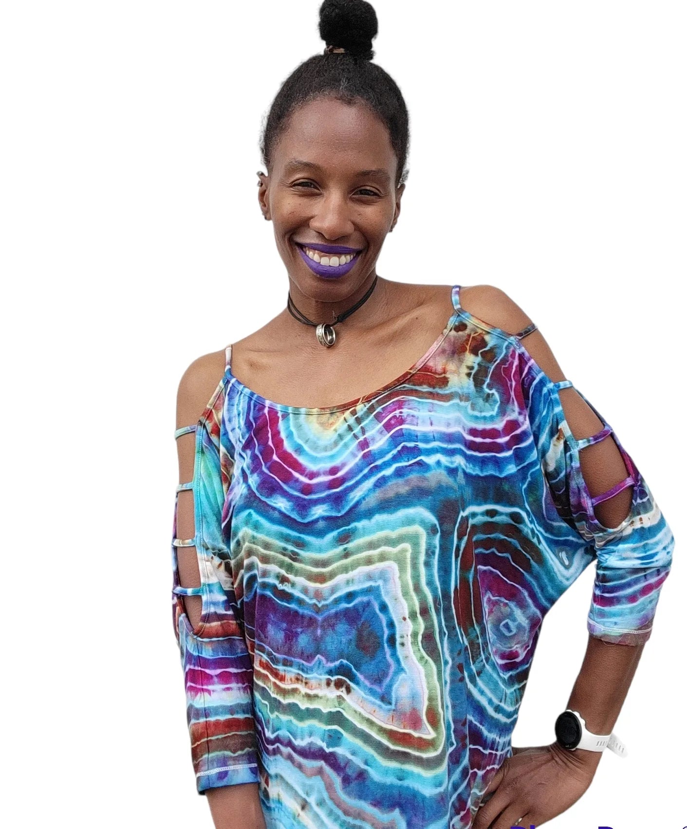 Extra Large Rayon 3/4 Sleeve Top