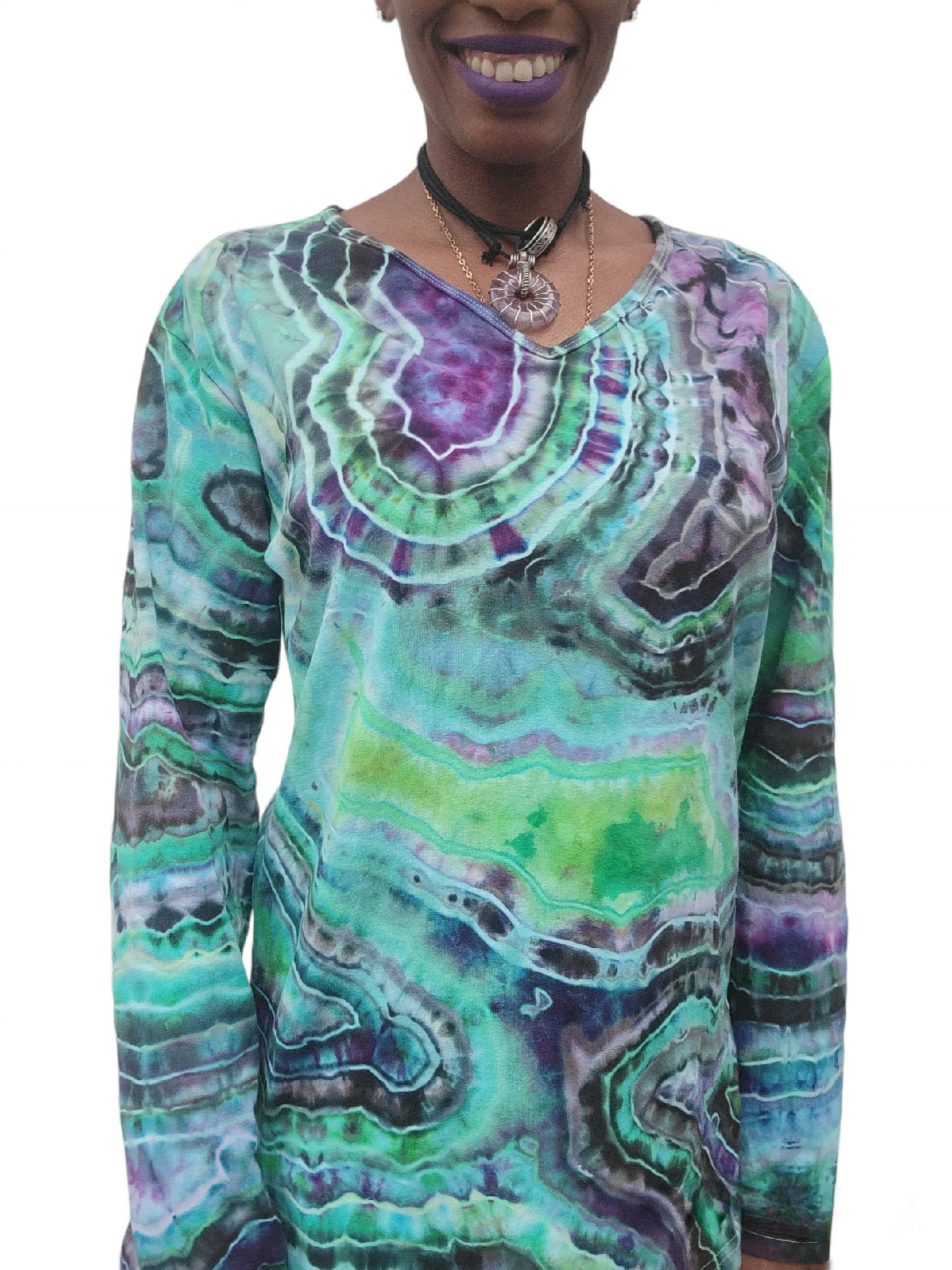 Extra Large Women's Long Sleeve V-Neck