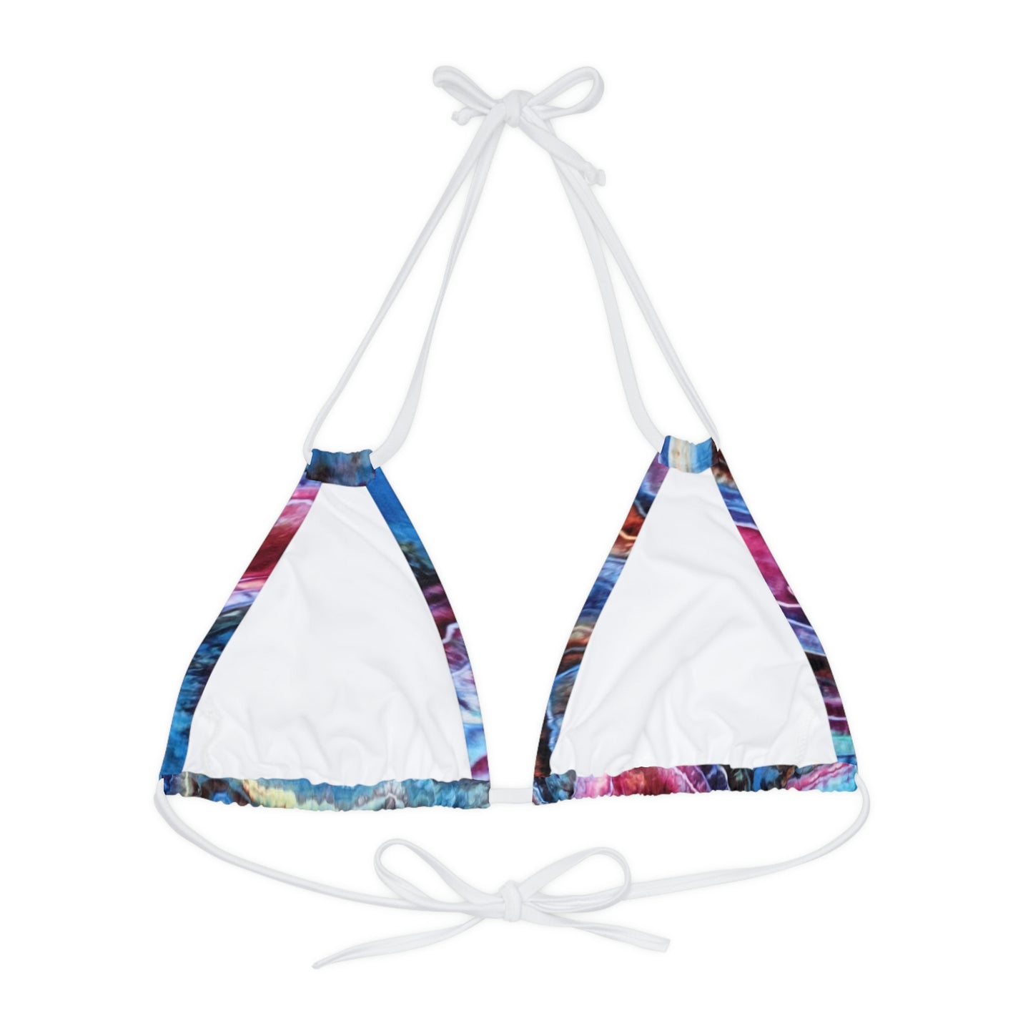 Geode Galaxy Strappy Triangle Bikini Top (ONLY!!!)