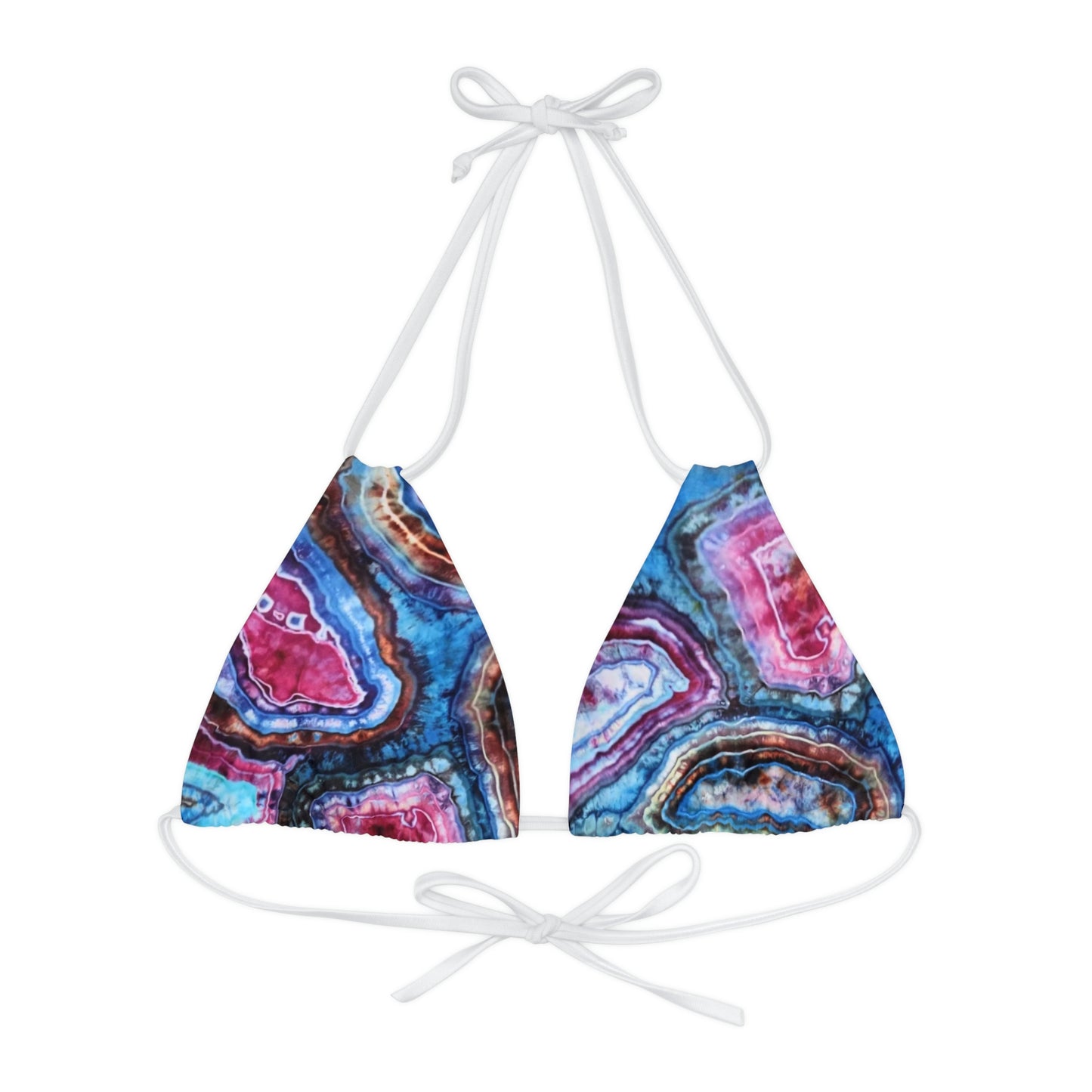 Geode Galaxy Strappy Triangle Bikini Top (ONLY!!!)