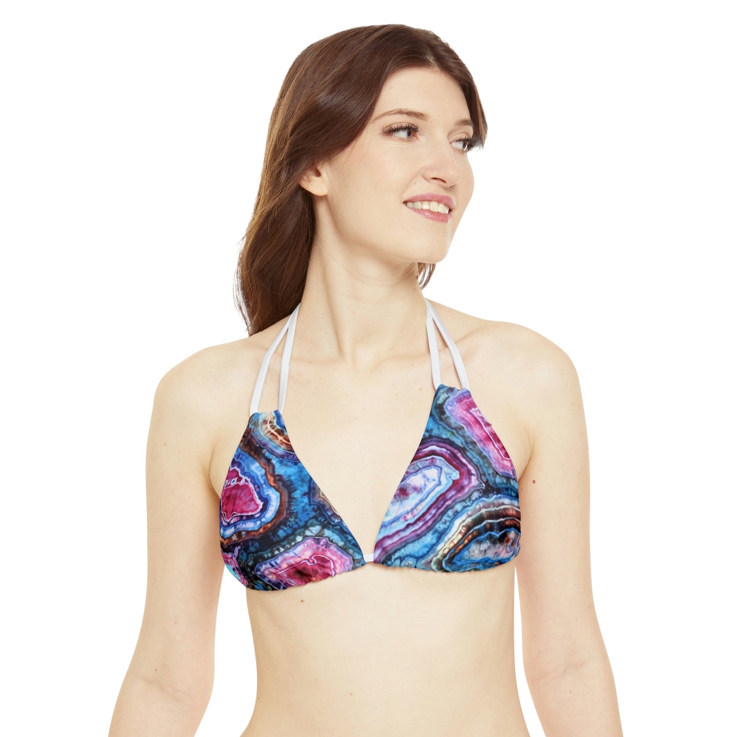 Geode Galaxy Strappy Bikini SET (TOP AND BOTTOM) (Sublimation print)